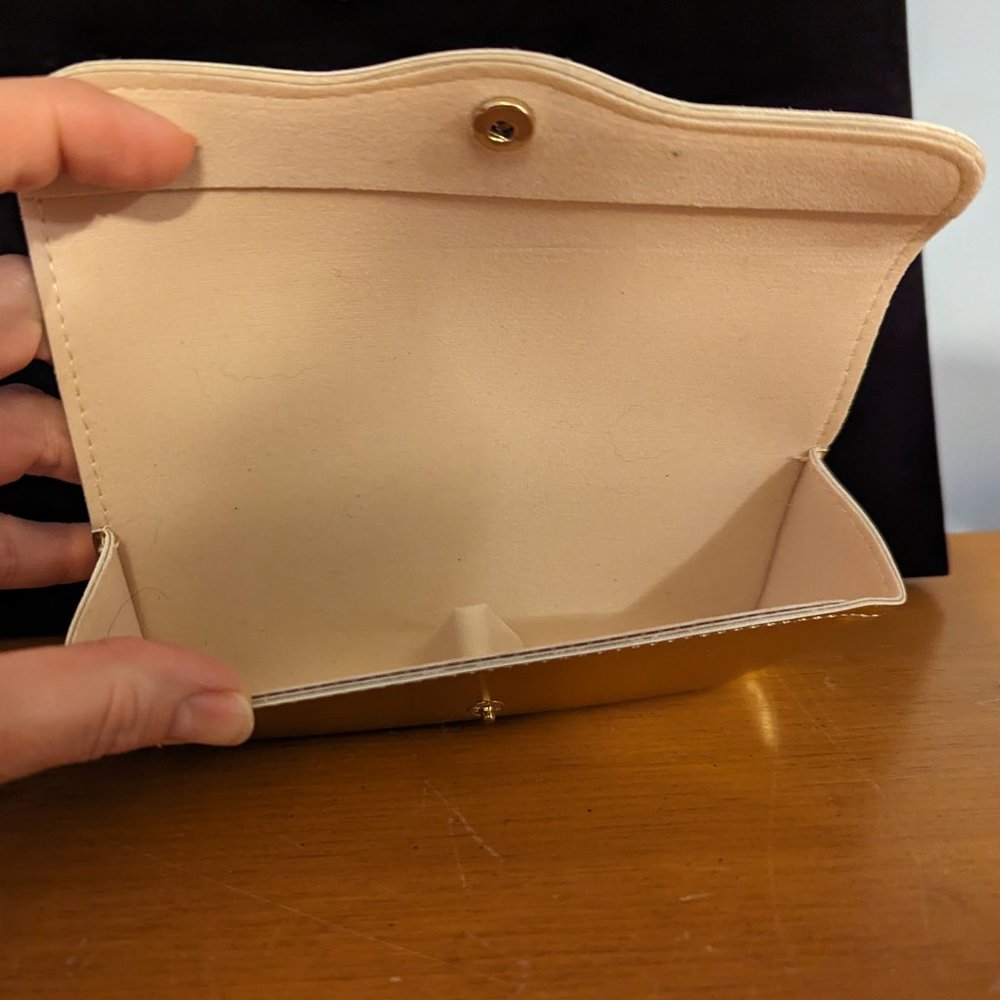 Rebecca Minkoff Metallic Gold Glasses Case - Picture 2 of 3